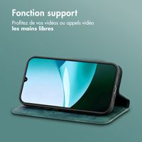 imoshion Étui de téléphone portefeuille Slim Xiaomi Redmi 15C (5G) - Vert