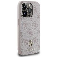 Guess Coque 4G Metal Logo MagSafe iPhone 15 Pro - Rose