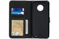 Étui de télephone portefeuille Motorola Moto G6 Plus - Noir