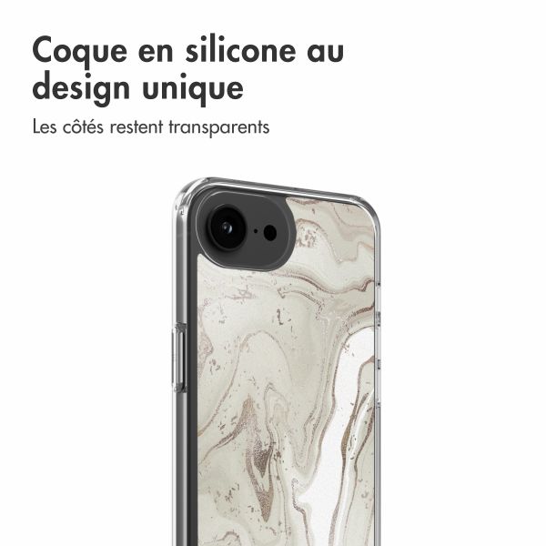imoshion Coque Design Apple iPhone 16e - Sandy Marble