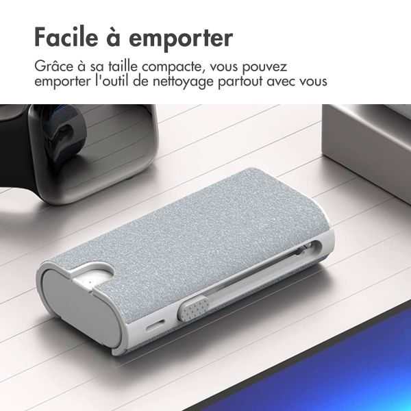 imoshion 5 en 1 Kit de Nettoyage Apple AirPods - Outil de nettoyage pour Apple AirPods, smartphones et écouteurs