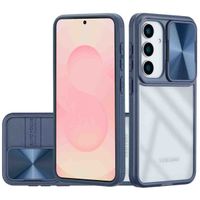 imoshion Coque arrière Camslider Samsung Galaxy S25 - Bleu foncé