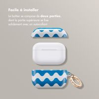 Selencia Coque Vivid Apple AirPods Pro - Wave Vibes Classic Blue