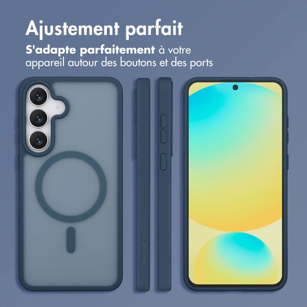 imoshion Coque Color Guard avec MagSafe Samsung Galaxy S25 FE - Bleu foncé