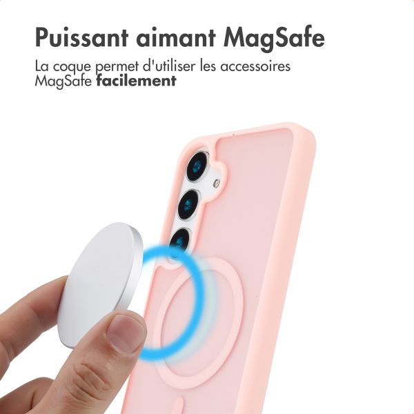 imoshion Coque Color Guard avec MagSafe Samsung Galaxy S25 Plus - Rose clair