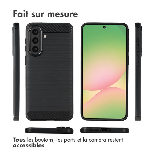 imoshion Coque Brushed Samsung Galaxy A57 (5G) - Noir
