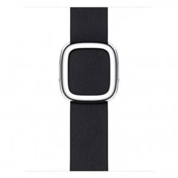 Apple Leather Band Modern Buckle Apple Watch Series 1 á 9 / SE (38/40/41 mm) | Series 10 (42 mm) - Taille L -Ink