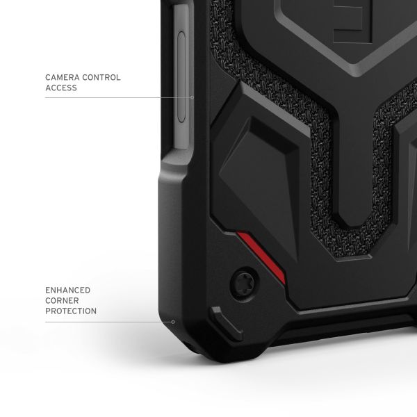 UAG Coque arrière Monarch Pro iPhone 16 - Kevlar Black