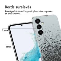 imoshion Coque Design Samsung Galaxy A54 (5G) - Eclaboussures - Noir