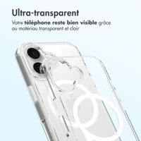Accezz Coque arrière Xtreme Impact avec MagSafe Apple iPhone 16 - Transparent