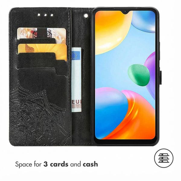 imoshion Etui de télephone Mandala Xiaomi Redmi 10C - Noir