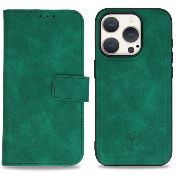 imoshion Etui de télephone luxe 2-en-1 amovible Apple iPhone 15 Pro - Vert foncé