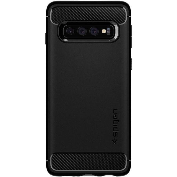 Spigen Coque Rugged Armor Samsung Galaxy S10 - Noir