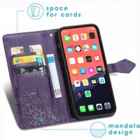 imoshion Etui de téléphone portefeuille Mandala iPhone 13 - Violet