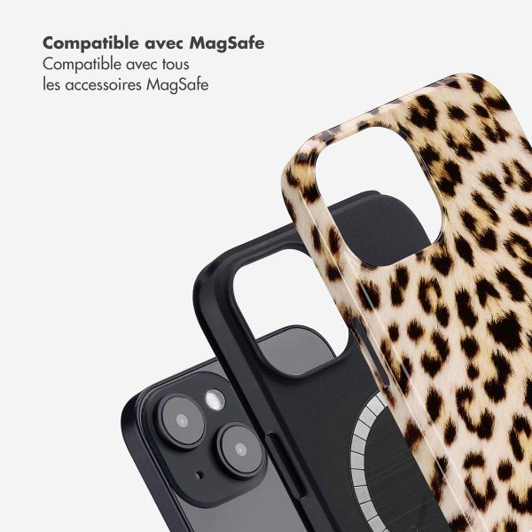 Selencia Coque arrière Vivid Tough avec MagSafe iPhone 14 - Wild Leo