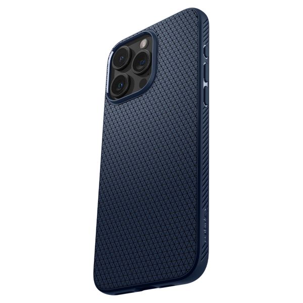 Spigen Coque Liquid Air iPhone 15 Pro - Navy Blue