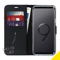 Accezz Étui de télephone Wallet Samsung Galaxy S9 Plus - Noir