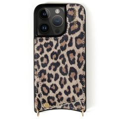 Dutchies Coque avec porte-cartes iPhone 15 Pro Max - Cordon de téléphone non inclus - Suède Léo