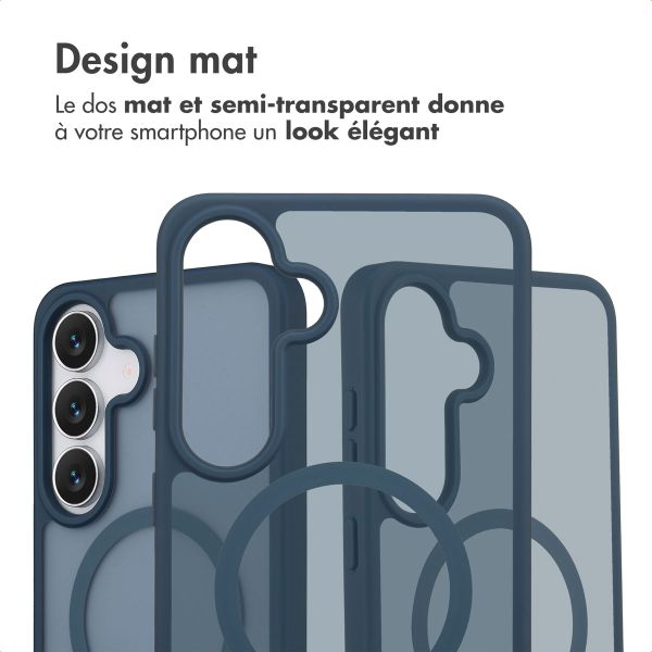 imoshion Coque Color Guard avec MagSafe Samsung Galaxy S25 FE - Bleu foncé