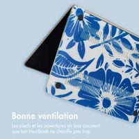 imoshion Coque Design Laptop Apple MacBook Pro 14 pouces (2021 / 2023 M3 chip / 2024 M4 chip / 2025 M5 chip) - Flower Tile