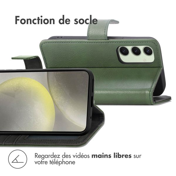 imoshion Étui de télephone portefeuille Samsung Galaxy S24 FE - Vert