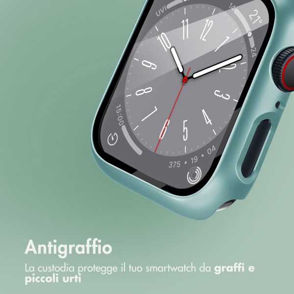 imoshion Coque rigide à couverture complète Apple Watch 4 / 5 / 6 / SE - 44 mm - Vert foncé