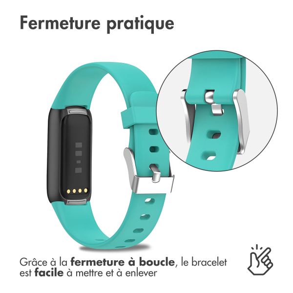 imoshion Bracelet silicone Fitbit Luxe - Turquoise