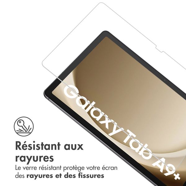 imoshion Protection d'écran en verre trempé Samsung Galaxy Tab A9 Plus