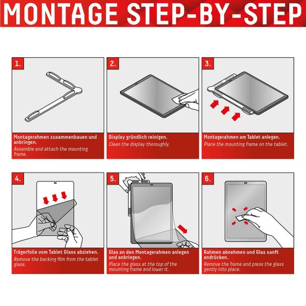 Displex Protection d'écran en verre trempé iPad 10 (2022) 10.9 pouces