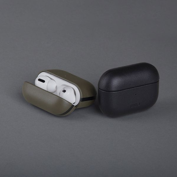 Uniq Coque en cuir véritable Terra Apple AirPods 3 (2021) - Dallas Black