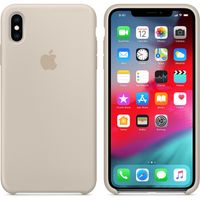 Apple Coque en silicone iPhone Xs Max - Stone