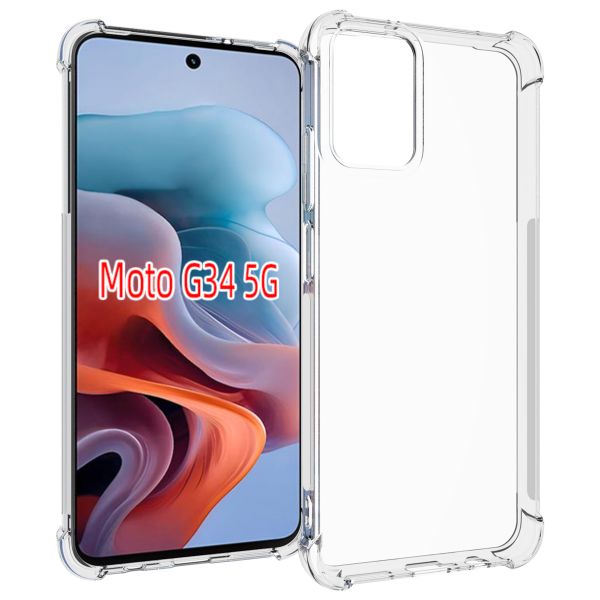 imoshion Shockproof Case Motorola Moto G34 - Transparent