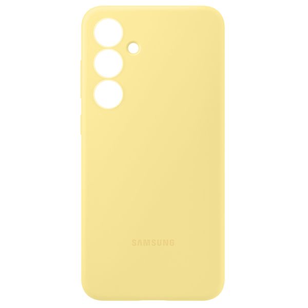 Samsung Original Coque en silicone Samsung Galaxy S24 FE - Jaune