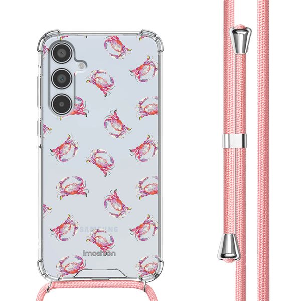 imoshion Coque Design avec cordon Samsung Galaxy A35 - Crab Watercolor