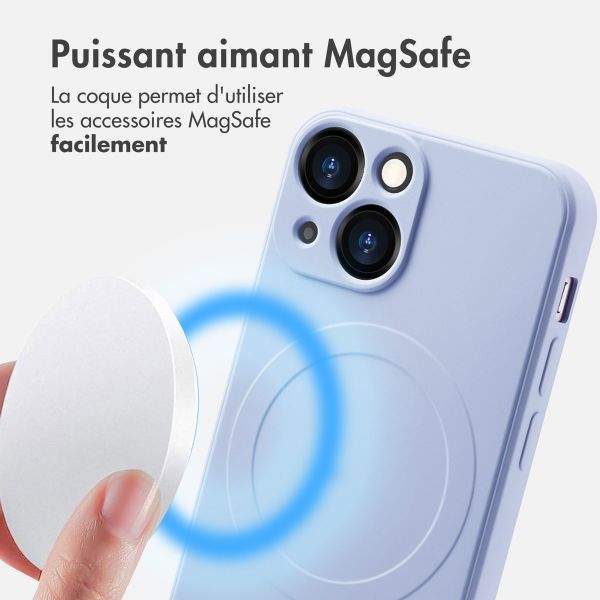 imoshion Coque Couleur avec MagSafe Apple iPhone 13 Mini - Lila