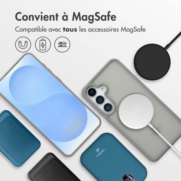 imoshion Coque Color Guard avec MagSafe Samsung Galaxy S25 - Gris