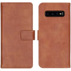 imoshion Étui de télephone portefeuille Samsung Galaxy S10 - Marron