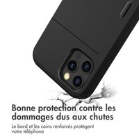 imoshion Coque arrière avec porte-cartes iPhone 15 - Noir