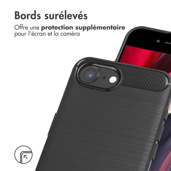 imoshion Coque Brushed Apple iPhone 16e - Noir