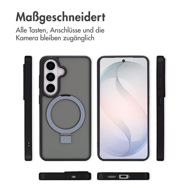 Accezz Coque Ring Stand avec MagSafe Samsung Galaxy S26 - Noir