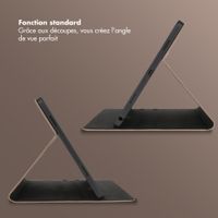 Selencia Coque tablette Riva Samsung Galaxy Tab A11 Plus - Beige