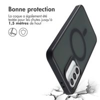 Accezz Coque Givrée Robuste avec MagSafe Samsung Galaxy A36 / A56 - Noir