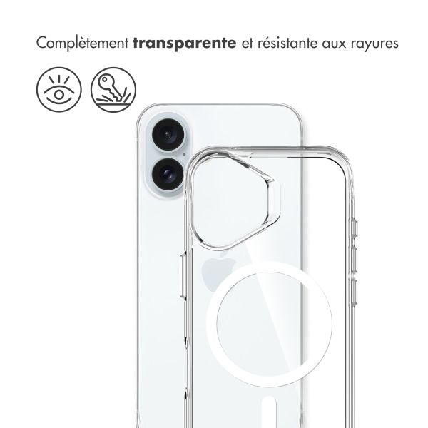 imoshion Coque Rugged Air MagSafe Apple iPhone 16 Plus - Transparent