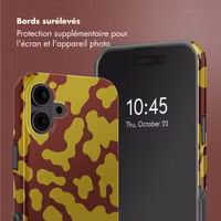 Selencia Coque arrière Vivid avec MagSafe Apple iPhone 16 - Moo'd Olive Dust