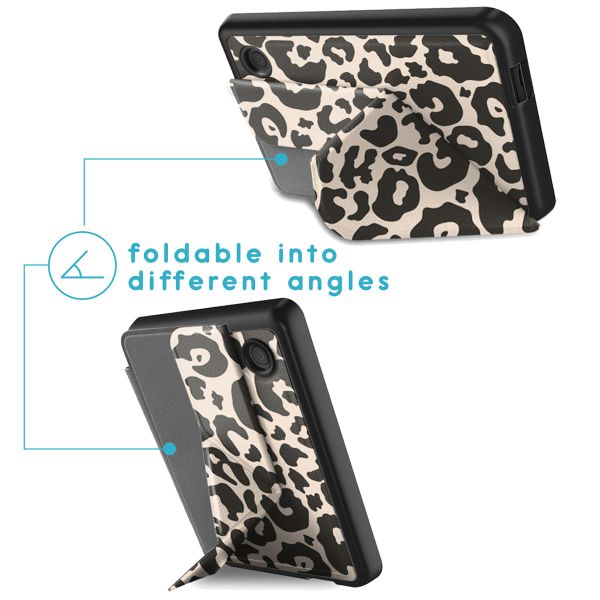 imoshion Étui de liseuse portefeuille design Pliable Kobo Clara Colour / BW - Leopard