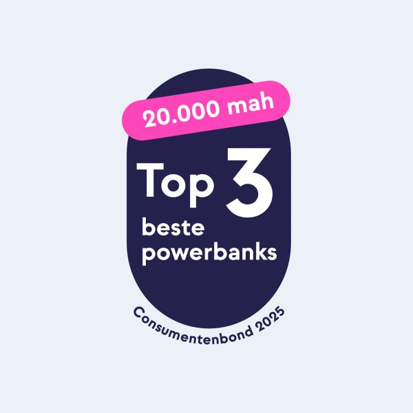 imoshion Batterie externe - 20.000 mAh - Quick Charge et Power Delivery - Noir