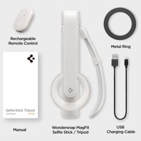 Spigen Trépied Selfie Stick MagSafe - avec télécommande - Universel - 74CM - Dune Beige