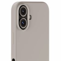 Holdit Coque Silicone iPhone 16 - Taupe