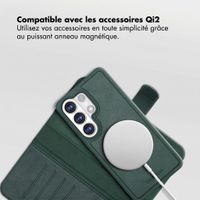 Selencia Étui portefeuille amovible Olyn avec MagSafe Samsung Galaxy S26 Ultra - Vert