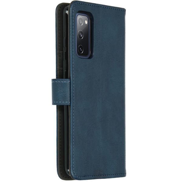 imoshion Étui de télephone portefeuille de luxe Samsung Galaxy S20 FE - Bleu foncé